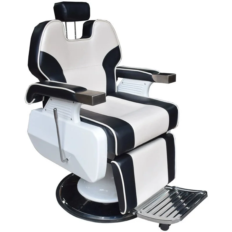 Hair salon special shaving dyeing chair can put down the barber chair retro oil head chair.