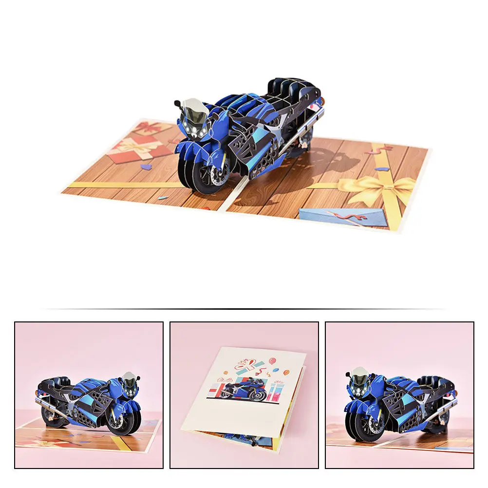 

3D Greeting For Father'S Day Unique Design Birthday Card For Dad Festival Blessing Cards Wishes Gift Cards Lightweight Portable