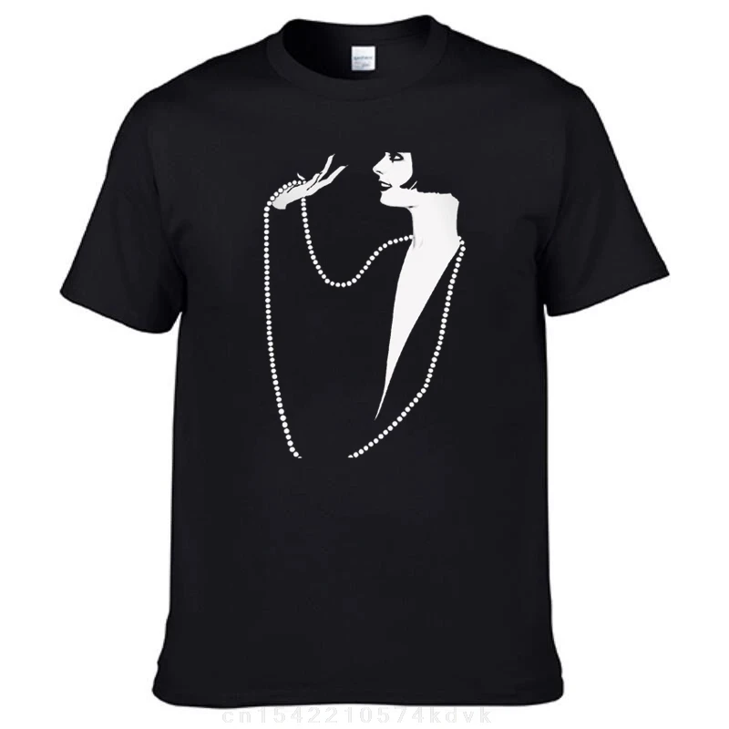 New Louise Brooks? T-Shirt anime oversized t shirt mens plain t shirts