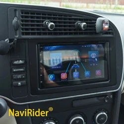 2 Din Android 14 For SAAB 9-3 93 2007 2008 Video Player Head Unit Auto Car GPS Navigation Multimedia CarPlay Recorder Stereo