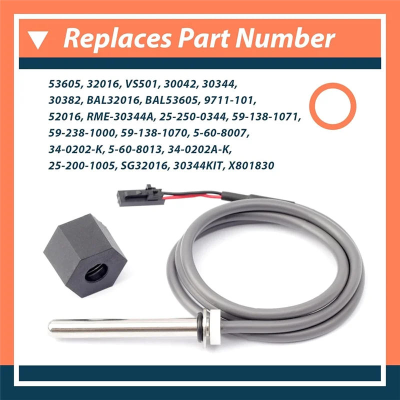

-A96P Hot Tub Sensor For Balboa Spa Heater M7 System With 24Inch Cable Temp/High Limit,Hot Tub Sensor Replaces For 30042 30382