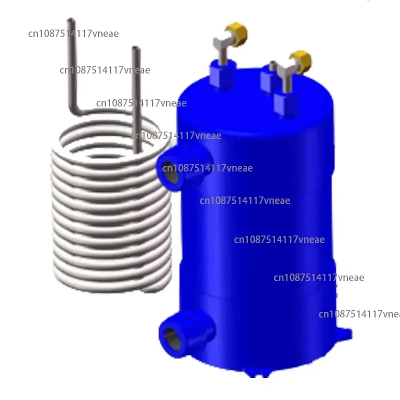 Customized Industrial Heat Exchanger Titanium Marine Tube Bundle Seawater Cooling Condenser air Conditioning Unit