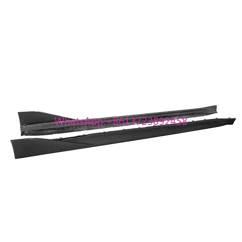 

G80 M3 G82 M4 MP Style Side Skirts Dry Carbon Fiber Side Skirts Rocker Panel for BMW 2021+ G80 M3 G22 G82 M4 Side Skirts