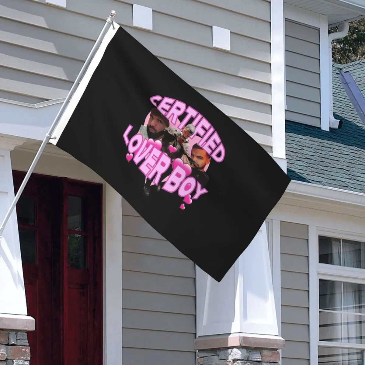 Drakes Certified Lover Boy Flag Indoor Outdoor Banner Polyester Rapper Music Decoration Double Sided 60x90 90x150cm Flags