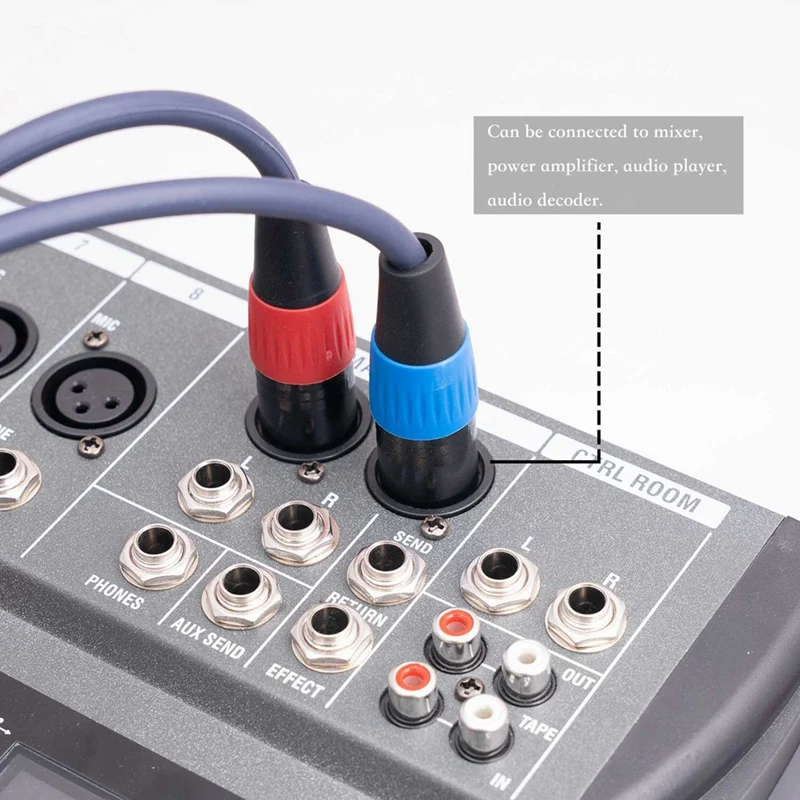 【Y46Q】Dual XLR to RCA Cable, Dual XLR Female to Dual RCA Male Cable, 2 XLR Female to 2 RCA Male HiFi Audio Cable, 3.3 Feet