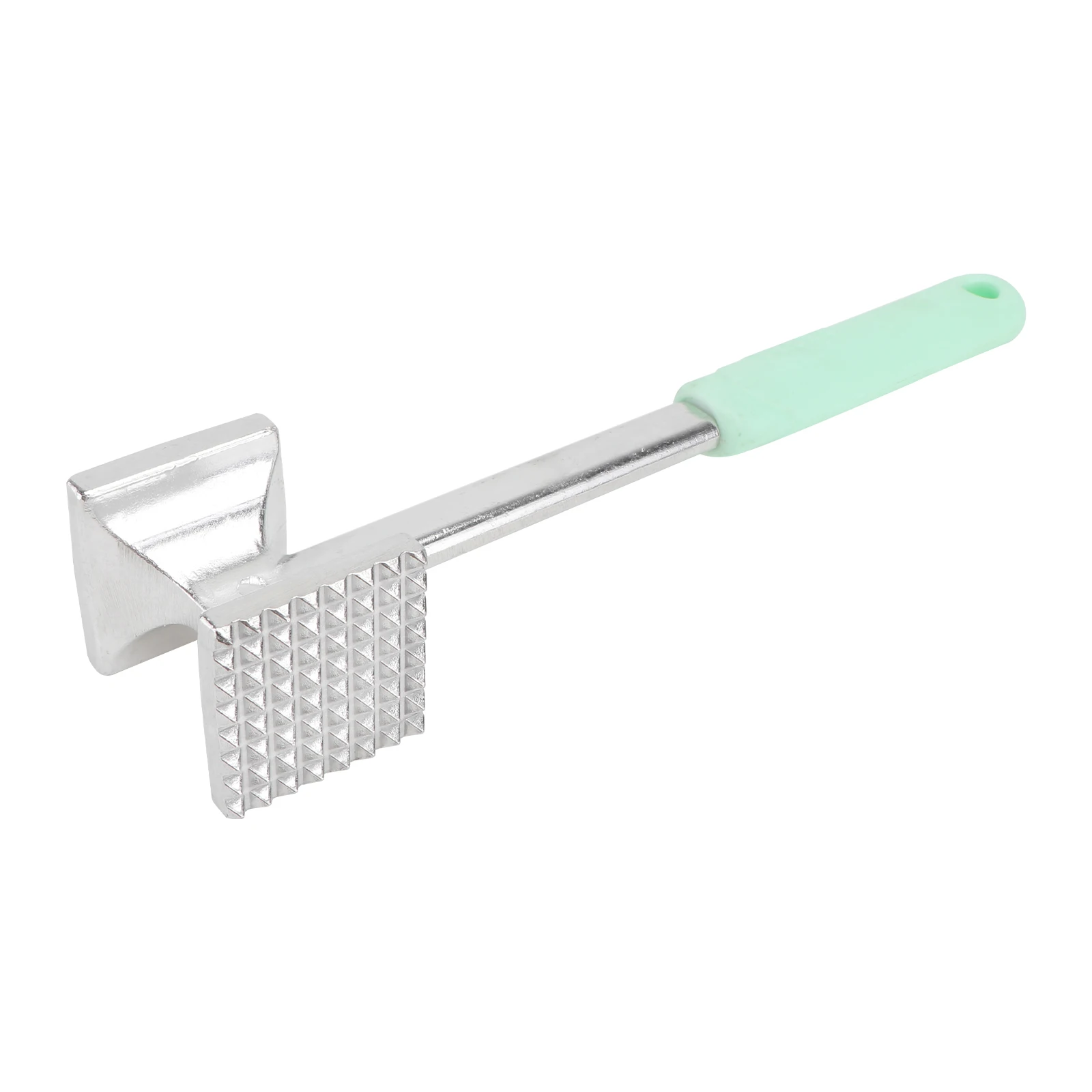 

Aluminum Alloy Steak Hammer Kitchen Tool Meat Tenderizer Square Mallet for Beef Pork Pounder Hangable Kitchen Hammer Heavy Duty