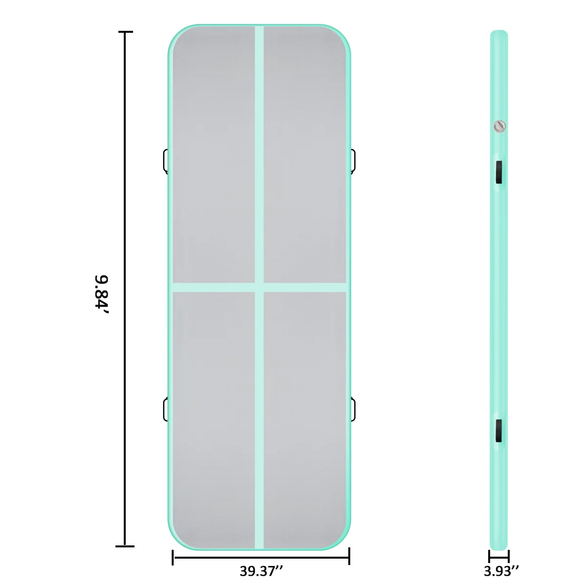 Custom Size Airtrack 3m Gymnastics Cheerleading Inflatable Air Tumble Track Mat for Sale