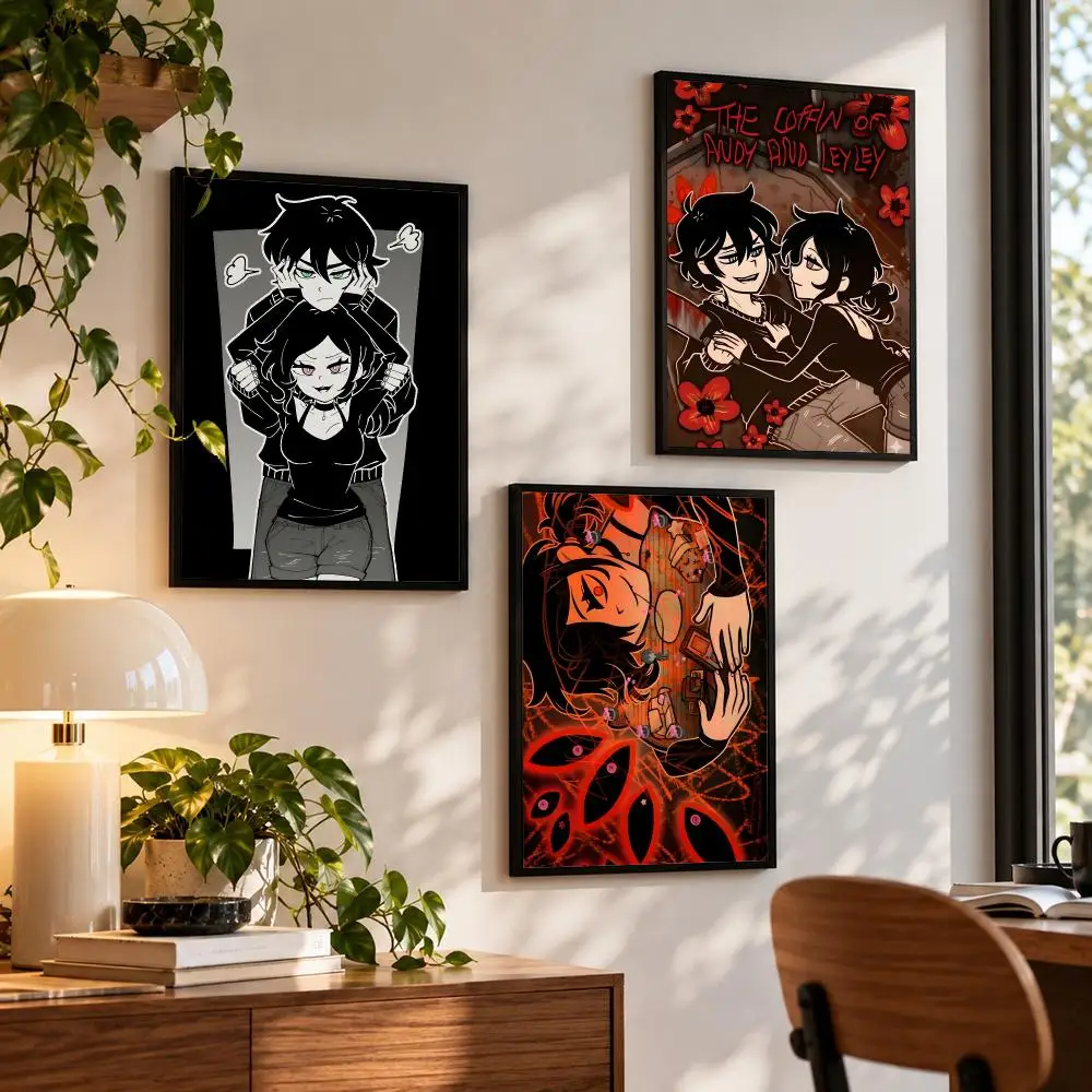 game The Coffin of Andy and Leyley Poster Poster HD Self Adhesive Waterproof Wall Art Print Bedroom Living Room Decor Gift