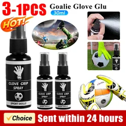 1-3PCS 30ml Goalkeeper Gloves Glue Anti Slip Goalkeeper Glove Grip Spray Latex Gloves Spray Enhance Sticky for Football Baseball
