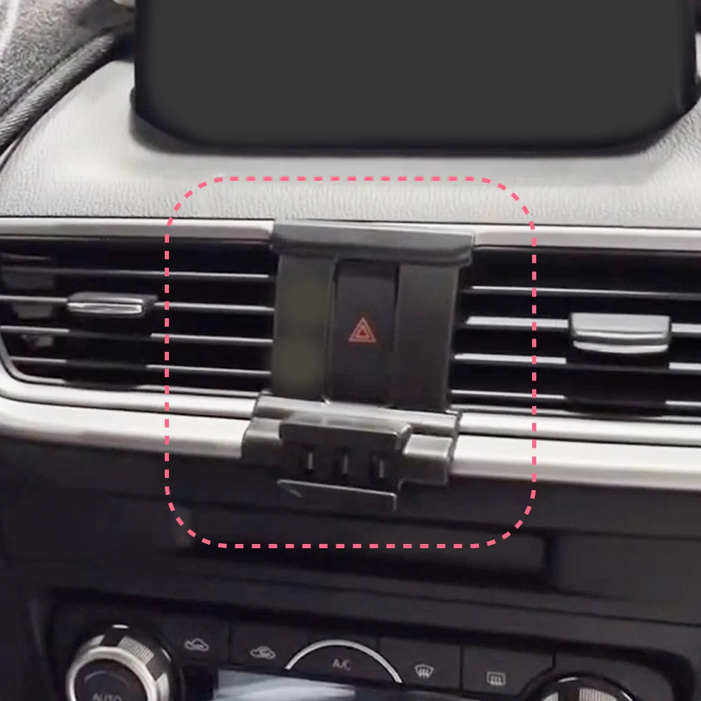 For Mazda 3 Axela 2017 2018 2019 Car Phone Holder Wireless Charging Magnetic Phone Holder Car Magsafe Support Accessories