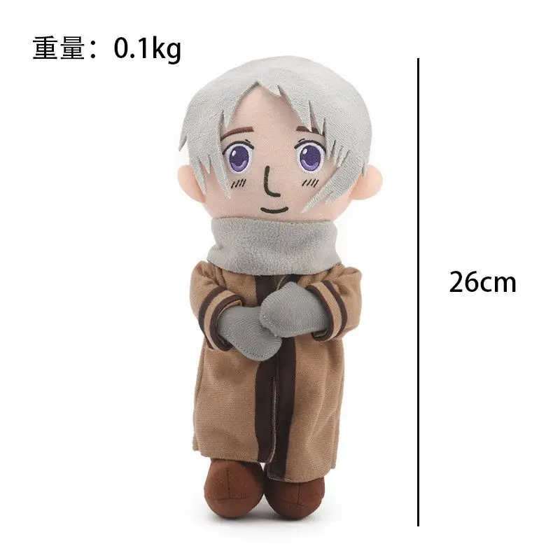 26cm Hetalia Russia Plush Dolls Hetalia Ivan Braginsky Hetalia Axis Powers Fans America Plush Toys Movie Stuffed Animals Gifts