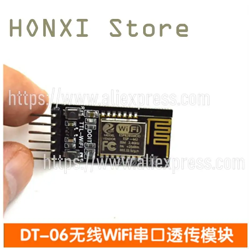 1PCS DT-06 wireless WiFi serial passthrough module turn WiFi TTL compatible bluetooth HC-06 interface ESP-M2