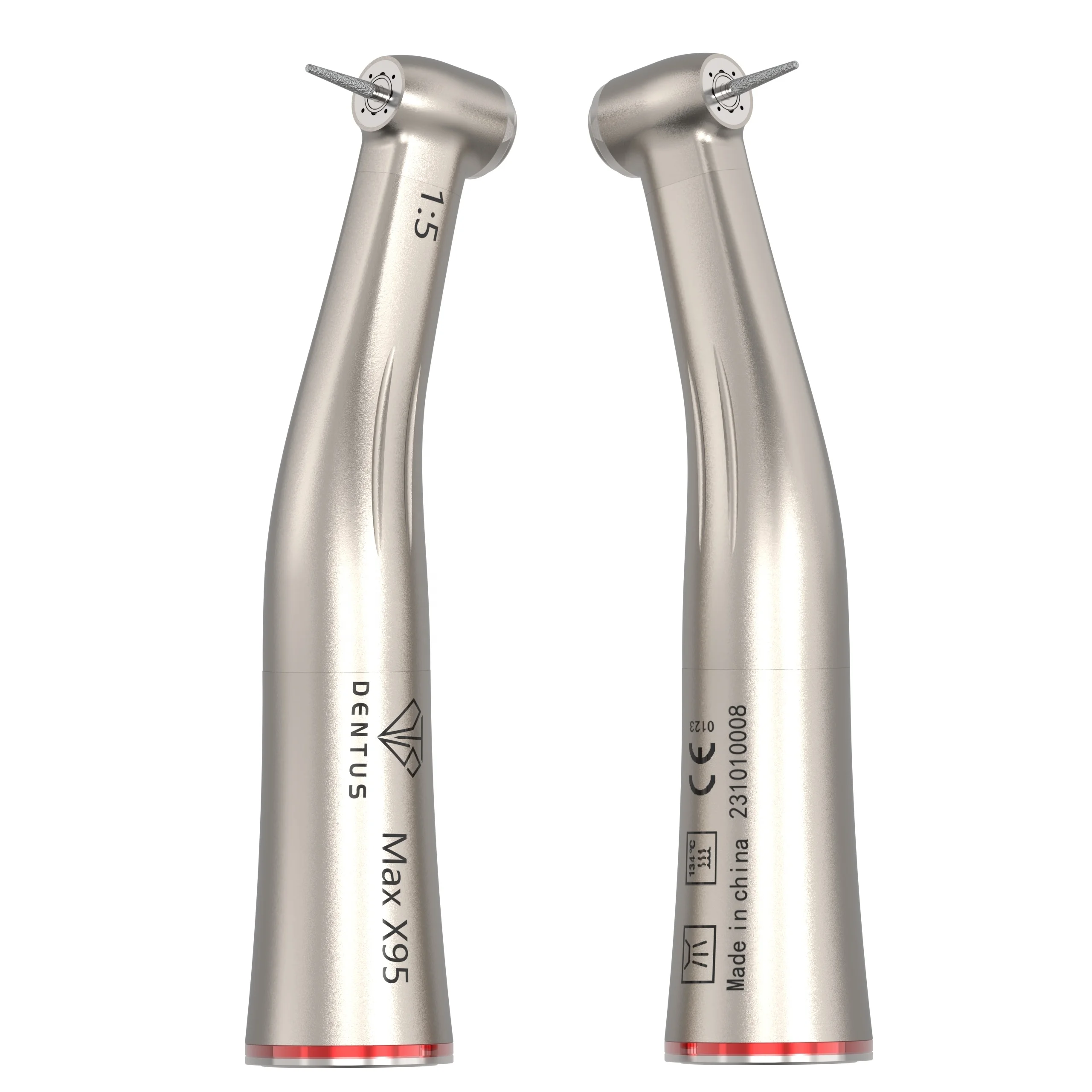 1:5 Increasing Low Speed Den tal Handpiece Non-Optic Contra Angle Electric Motor Max : 200,000 min-1 X95