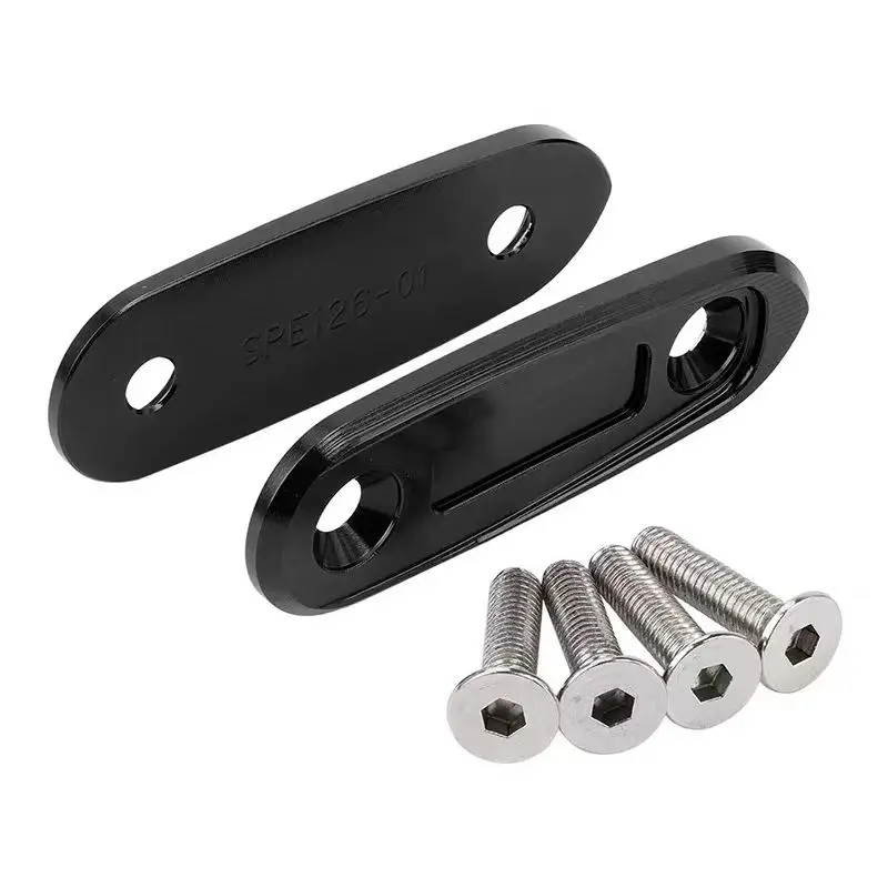 Para yamaha yzf r3 r15 v3 2019 2020 2021 2022 2023 base do espelho retrovisor da motocicleta parabrisas unidade eliminador espelho buraco capa