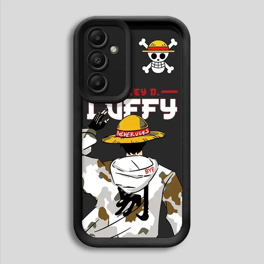 حافظة لهاتف سامسونج جالاكسي A16 A06 A03s A05 A20 A13 A11 A12 A05s A15 A04e A50 قطعة واحدة D-Luffy