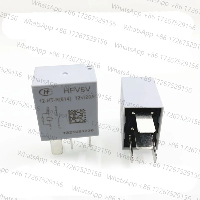 Applicable toFree shipping 2PCS HOT NEW HFV6V-12-HT-R(614) HFV6V 12-HT-R 12 HT R Automobile vulnerable f 12VDC DC12V 4PIN