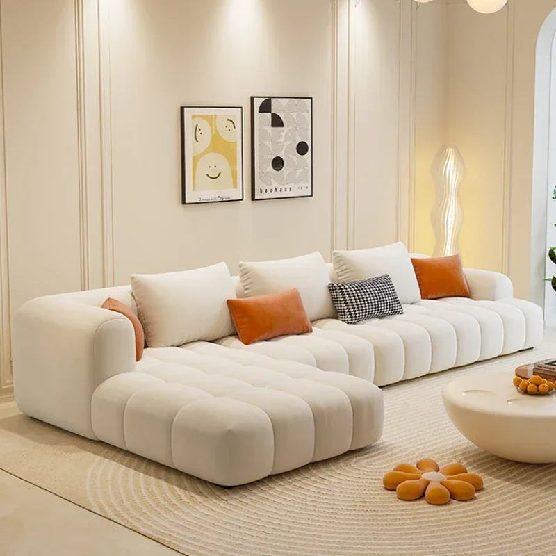 

White Lazy Modern Sofa Chair Unique Girl Cute Loveseat Floor Sofa Lounge Designer Sofy Do Salonu Living Room Furniture