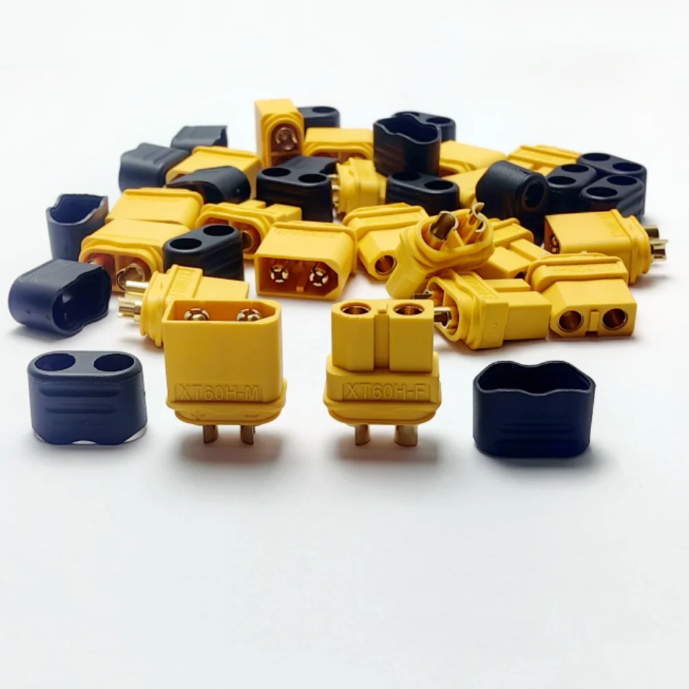 5/10 Pairs XT60H (XT60 Upgrade) Connector Male Female Bullet Connectors Plugs with Sheath Housing for Lipo Battery RC Car Plane