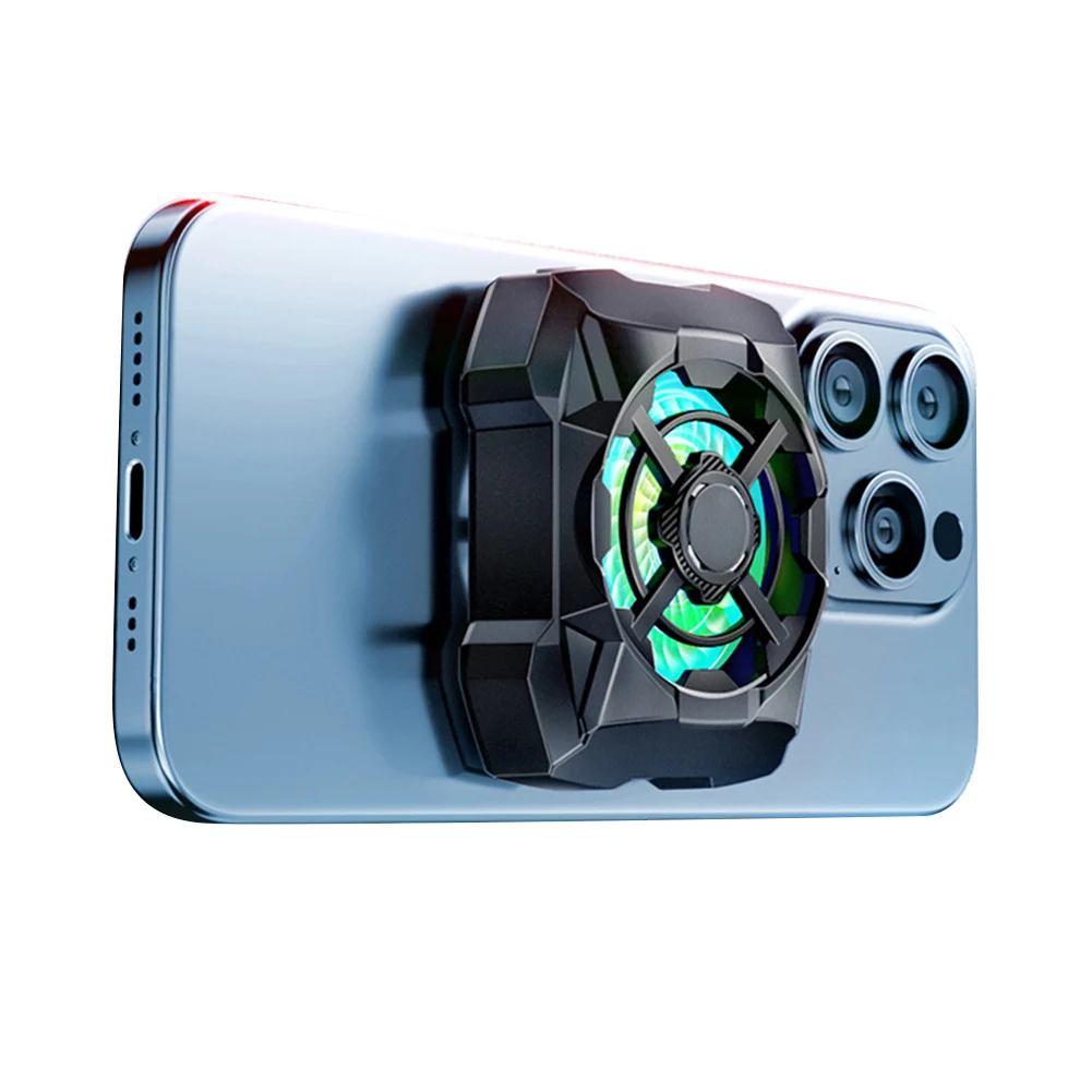 Radiatore per telefono cellulare magnetico Wireless regolabile a 3 velocità portatile ricaricabile per Android e iPhone PUBG