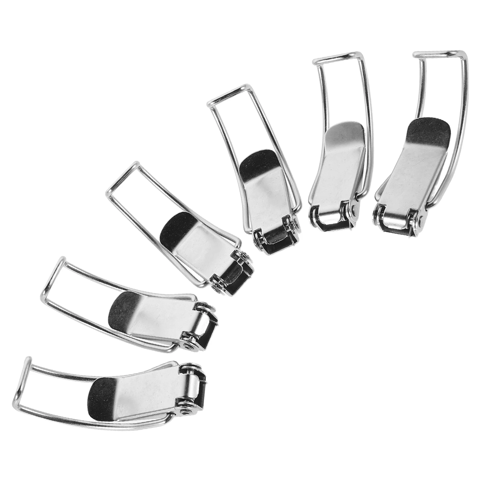 

15Pcs Sealing Barrel Lock Catch Duckbill Spring Latch Buckle Flat Mouth Metal Latch for Sealed Buckets Container Freshness