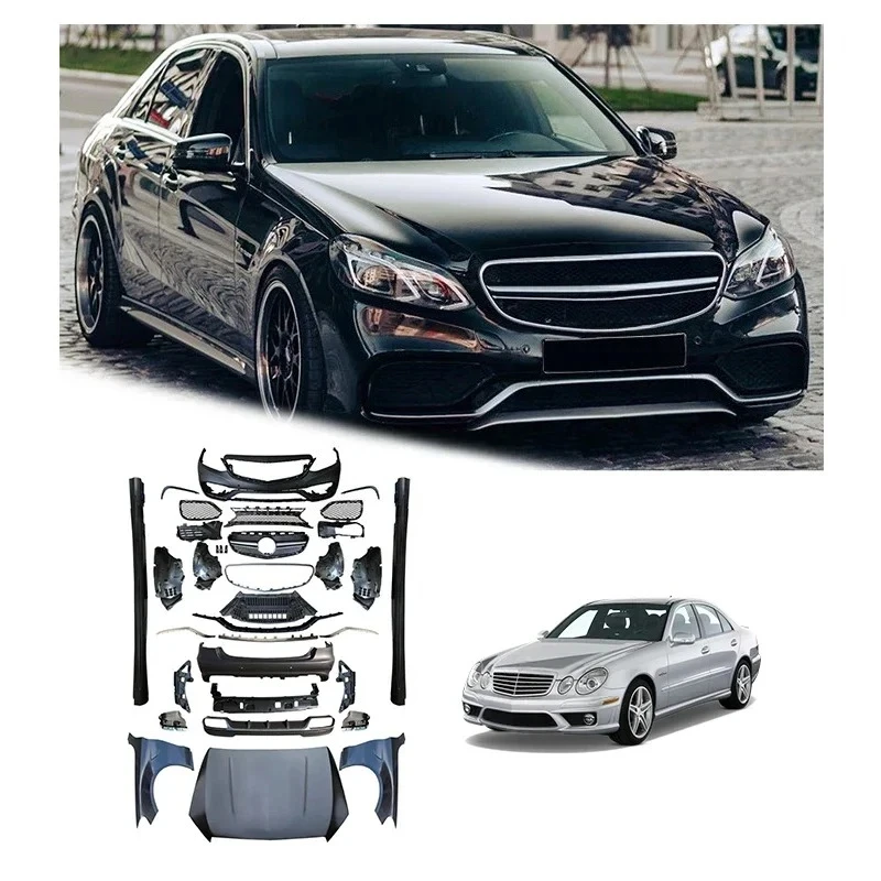 

Hot Selling Car Modification Bumper Grille Upgr Body Kit E-Class W212 Late Change To E63 2010-2015