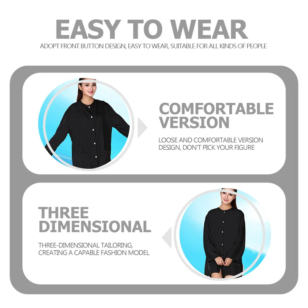 Salon Hair Cutting Cape Multi-Functional Hairdressing Gown Lightweight Breathable Perfect for Hair Coloring Cutting Spa Massage
