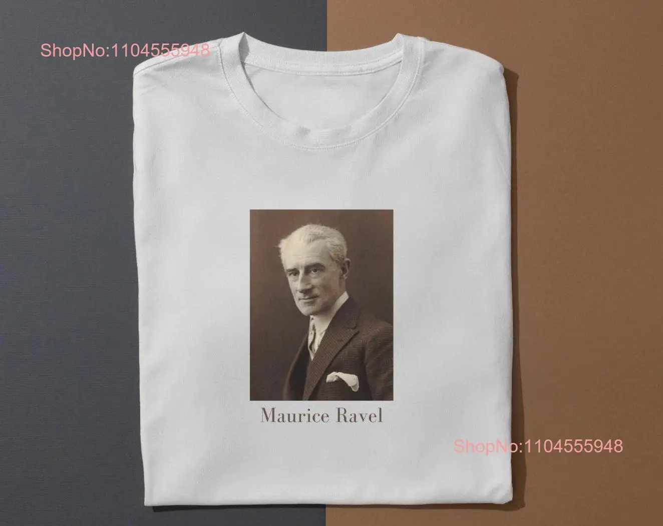 موريس رافيل تي شيرت الموسيقى الكلاسيكية للموسيقيين الأوركسترا الموسيقي عازف الكمان عازف البيانو الملحن التشيلو