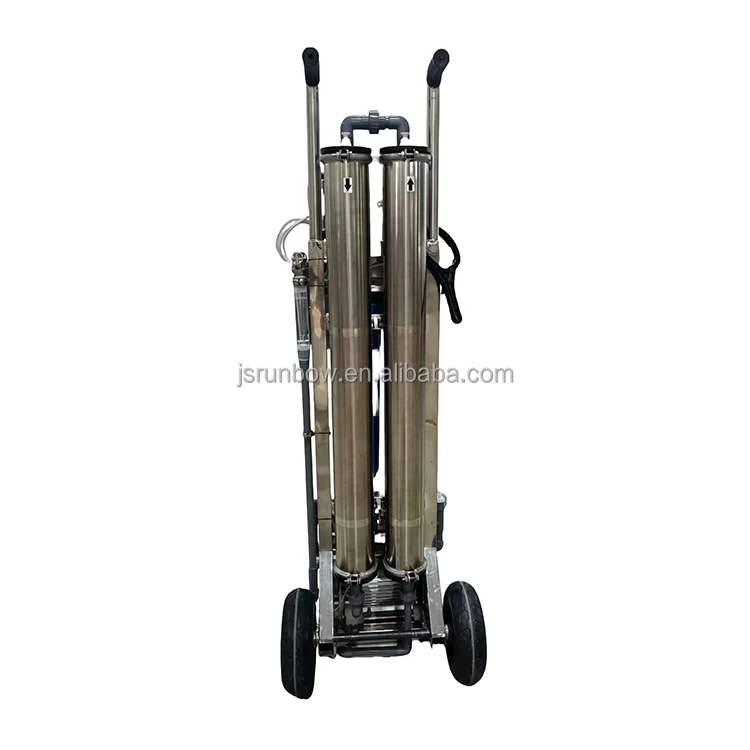500L/H Outdoor Cleaning Solar Panels Mobile RO Machine Cleaning windows Pure Water Reverse Osmosis Water Desalination Machines
