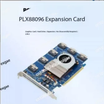 PLX88096 PCIe 4.0X16 expansion 8654 interface for external graphics card hard drives