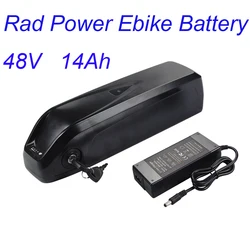 Rad Power Ebike Battery 48V 672W External Battery Pack for RadExpand 5 Plus RadWagon RadRunner 2 Replacement