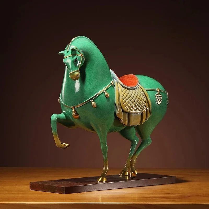 Horse ornaments, artworks, living room, office, horse to success, handicrafts