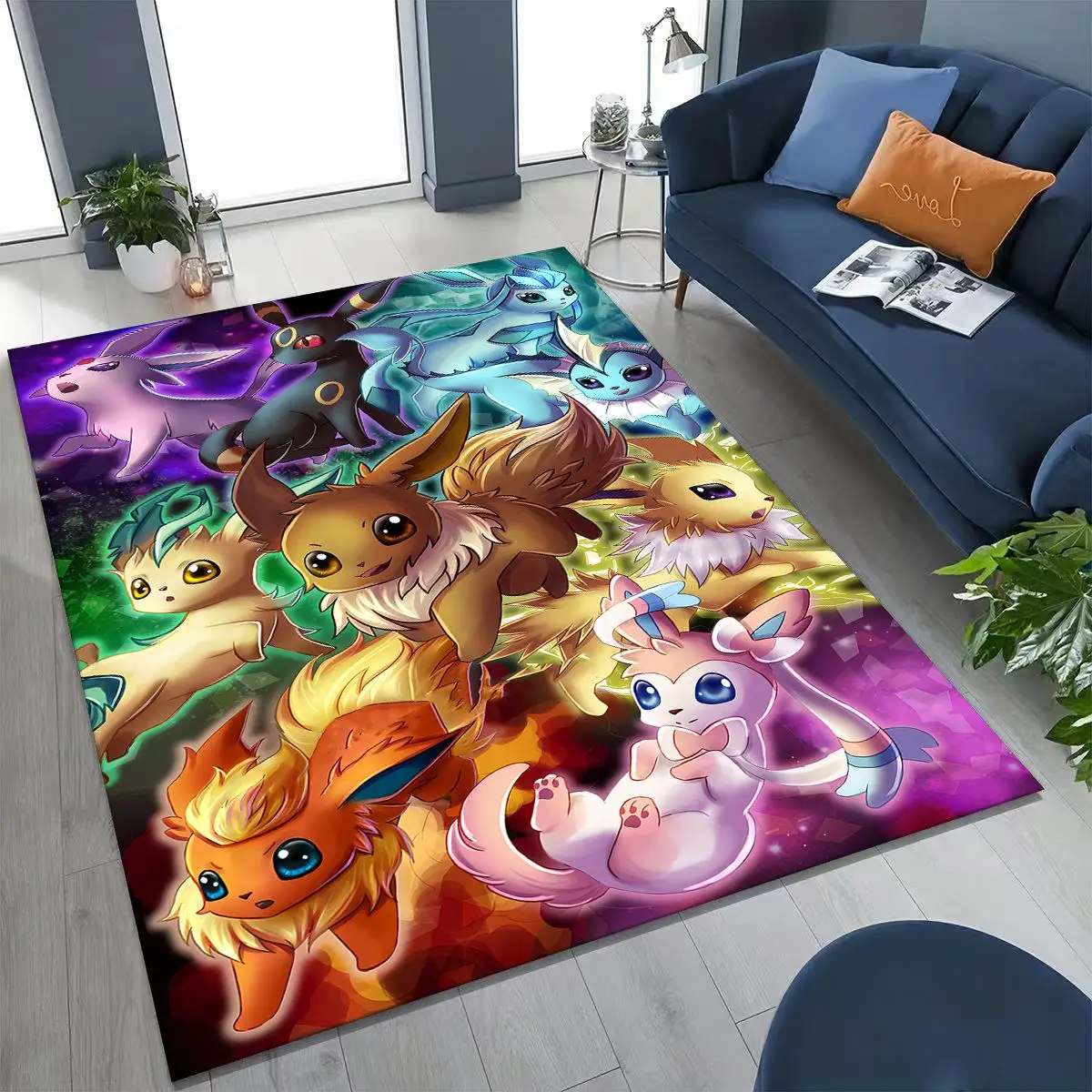 ثلاثية الأبعاد بوكيمون بيكاتشو 2026 نمط جديد الكرتون البساط لغرفة النوم غرفة المعيشة أريكة المنزل ممسحة ديكور ، طفل أكبر اللعب سجادة أرضية غير قابلة للانزلاق #6