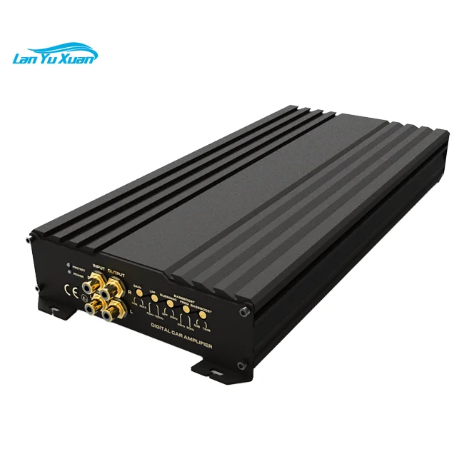

ABARTH Spider Class D Monoblock Amplifier 2000Wrms CAR AMPLIFIER with 3000W RMS Power 12V Includes Equalizers and Crossovers