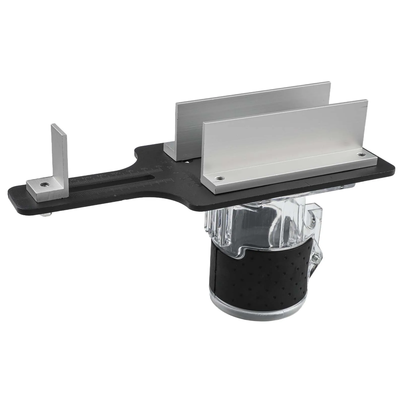 

Кронштейн-основание для фрезерного станка 2-в-1 с пазами для креплений, совместимый с электрическими фрезерами, диаметр 64-65 мм, алюминиевый зажим