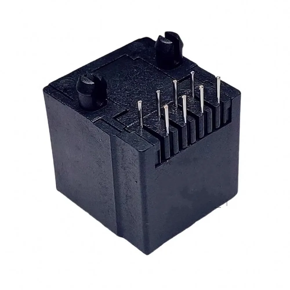 100 Stück RJ45-Netzwerkbuchse, weiblich, 5224, 8P8C, vertikal, RJ45, 180 Grad, Vollkunststoff – Detail 5