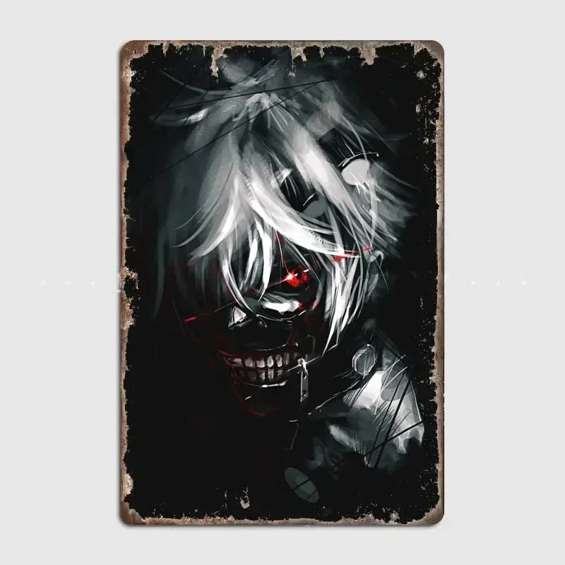 Tokyo Ghoul  Eye-catching Games and Movies Themed Wall Plaque and Sign, Perfect Home Decor for Enthusiasts