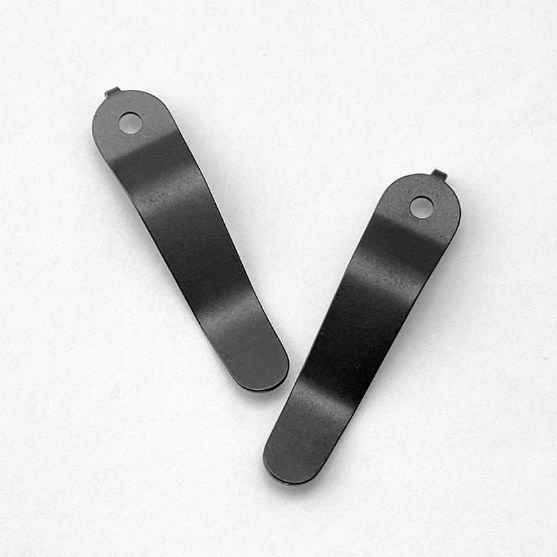 Custom Hand Made Knife Titanium Pocket Clip Back Clamp For Genuine Strider SNG SMF Knives DIY Make Accessories Parts Replacement