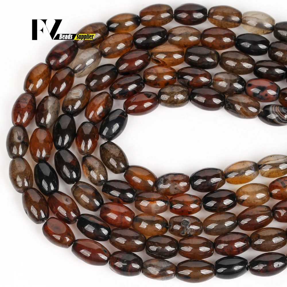 

8x12 мм бусины из натуральных камней в форме риса, свободные бусины из агата мечты для изготовления ювелирных изделий, браслет «сделай сам», ожерелье ручной работы, аксессуары