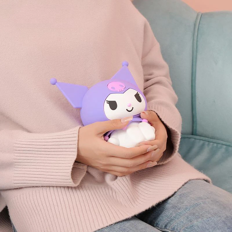 New Sanrio Kuromi Melody Silica Gel Warm Hand Treasure Winter Office Portable Warm Water Bag Holiday Gift