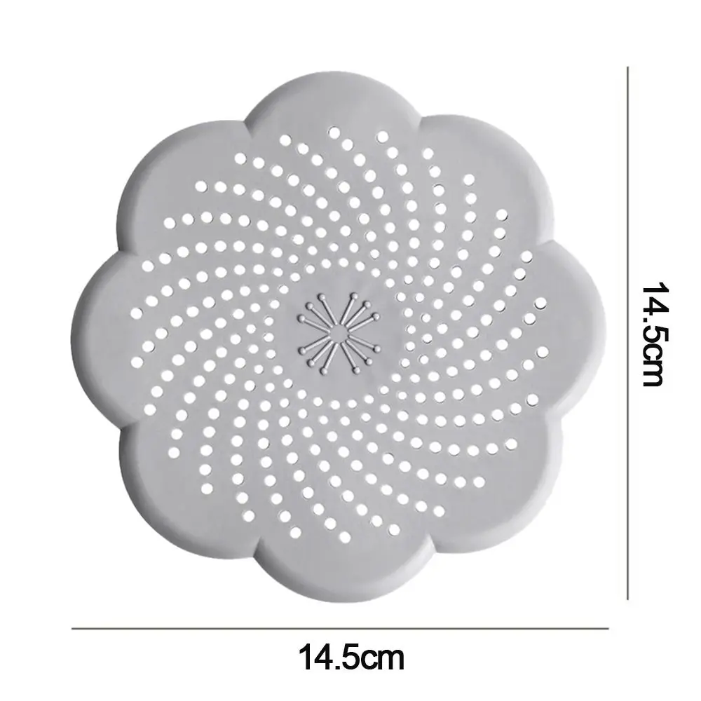 Creatieve Bloemvormige Siliconen Vloerafvoer Anti-Blokkerende Haar Schoon Afval Vanger Keuken Badkamer Riool Afvoer Filter