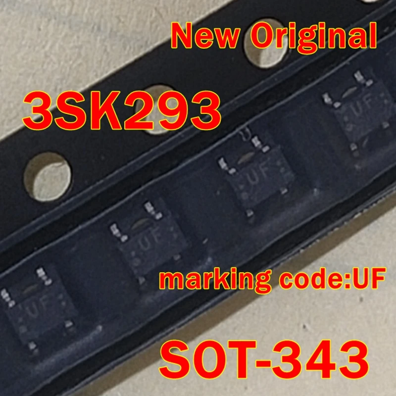 

1pcs to 100pcs 3SK293 SOT-343 New Original marking code:UF TV tuner, ultra-high frequency RF amplifier