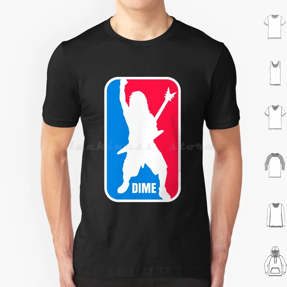 Dime Dimebag Darrell Logo deportivo Camiseta clásica de algodón hombres mujeres DIY estampado Dime Dimebag Darrell Logo deportivo