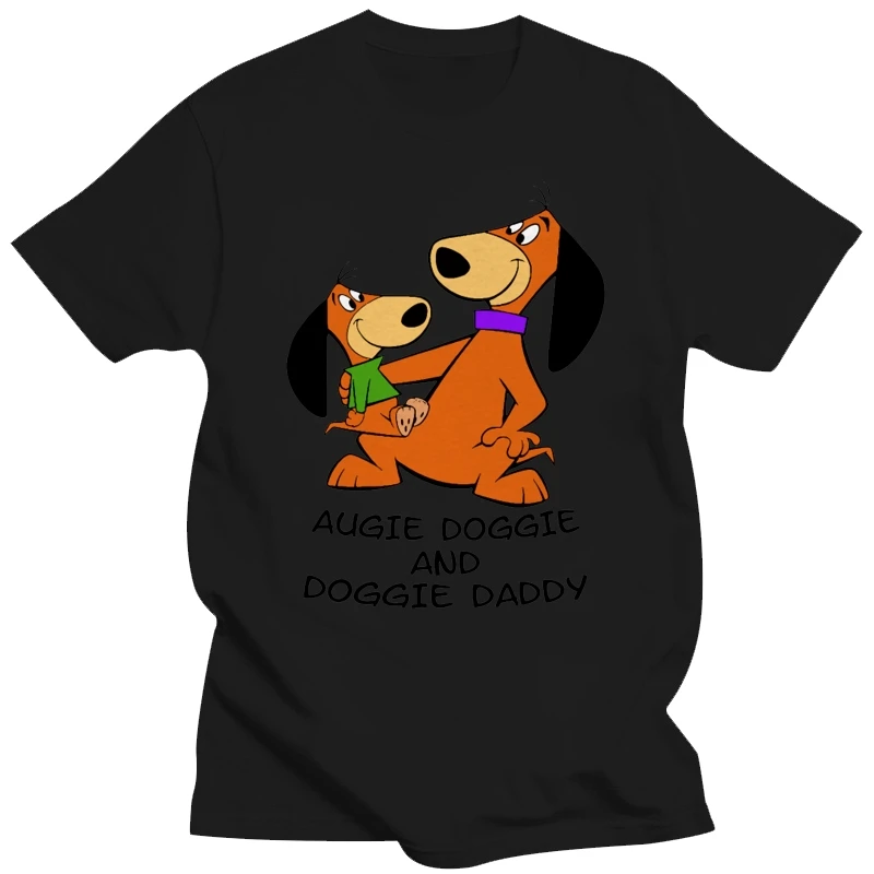 Augie Doggie and Doggie Daddy T Shirt Men'S T-Shirts Summer Style Fashion Swag Men Printed T-Shirt Men The New