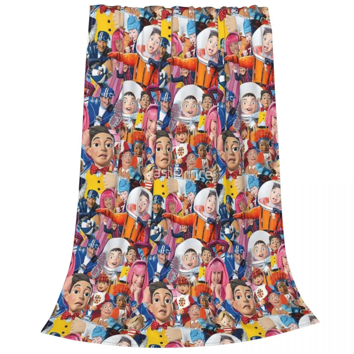 Lazy Town Blanket Bedspread On The Bed Soft Fluffy Soft Blankets On The Bed