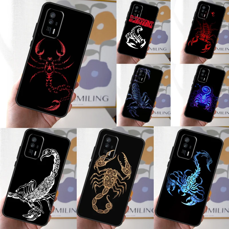 Scorpion Case For POCO X6 Pro M6 X5 X3 M5s F3 F5 Xiaomi 14 Ultra 13 12 Lite 11T 12T 13T Pro Cover