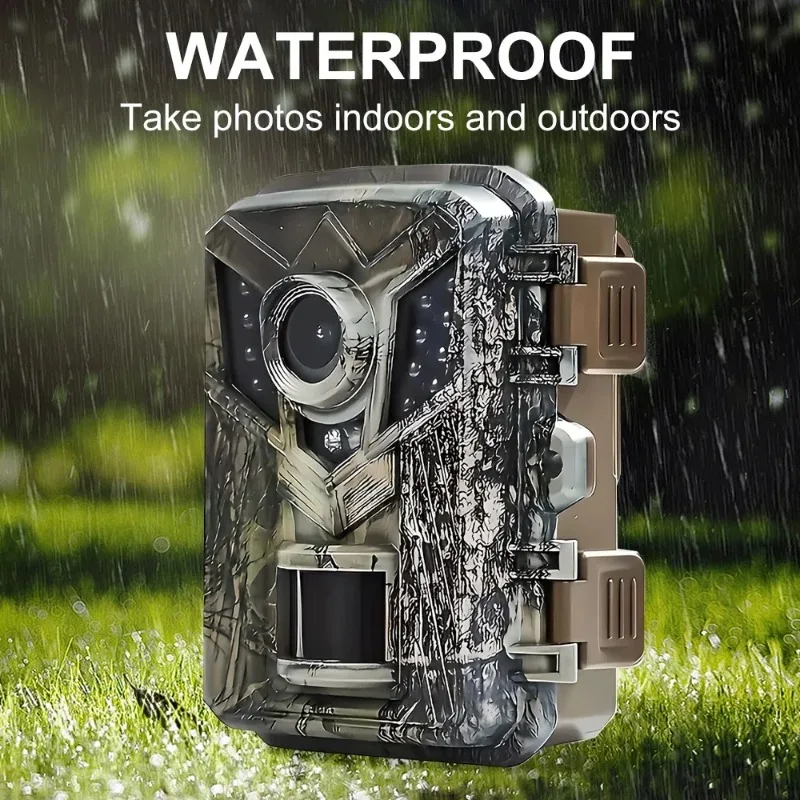Mini Hunting Camera 16MP 1080P Wild Trail Game Cam Infrared Night Vision Outdoor Motion Activated Trigger Scouting Photo Traps