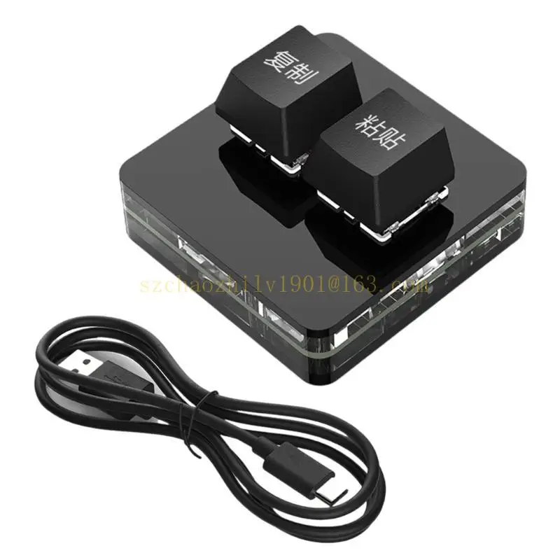 62KA لوحة مفاتيح ألعاب خفيفة الوزن بمفتاحين، لوحة مفاتيح ميكانيكية USB C مع لون لألعاب الإيقاع والإنتاجية