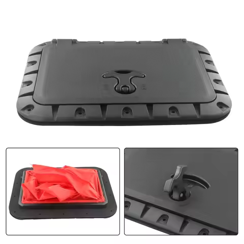 Marine Deck Square Hatch And Red Waterproof Bag For Boat Kayak Canoe Boat Parts Accessories Drifting Water Sports