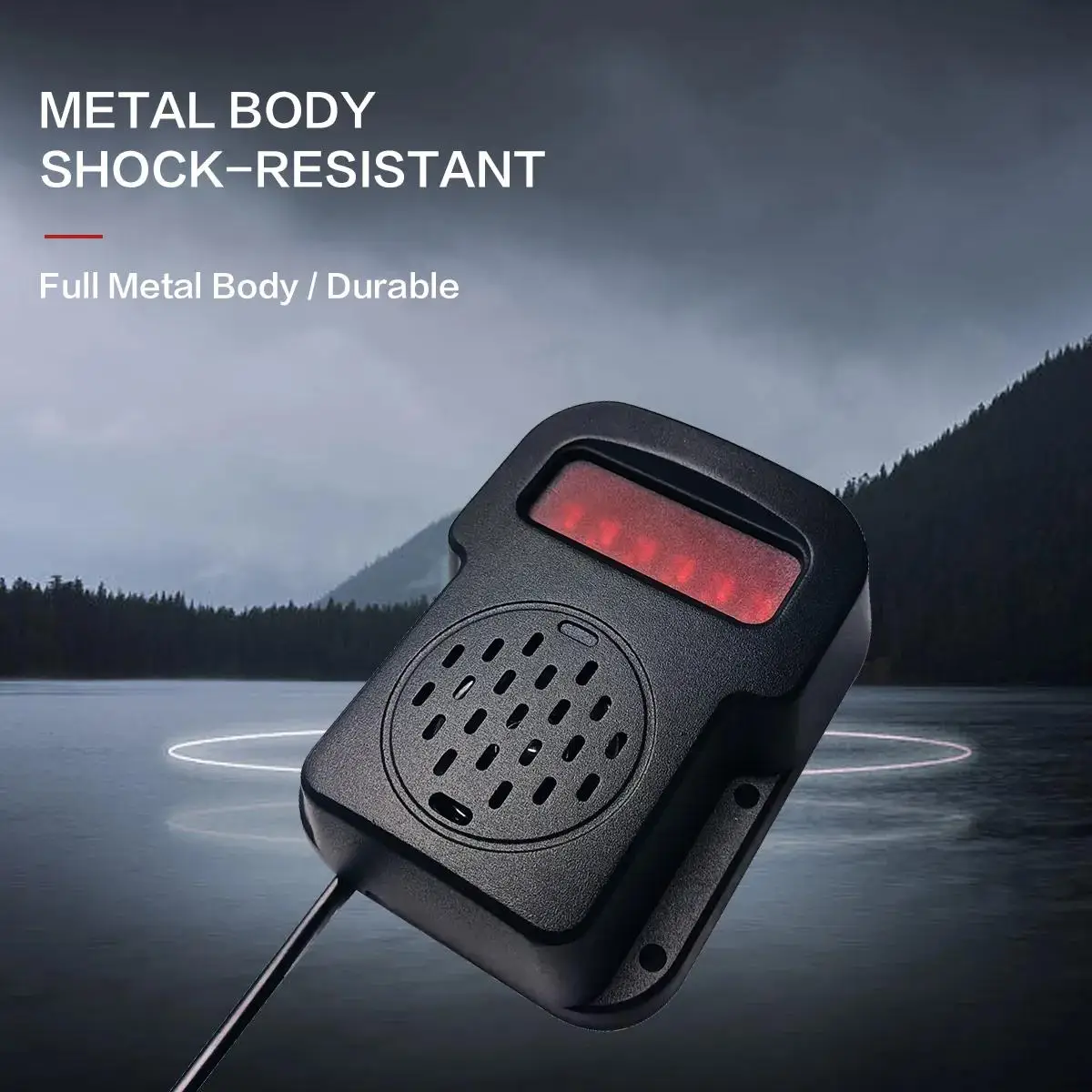 Red LED Flash Security Parking Sensor Vehicle Forklift Lorry Car Warning Alert Lamp With Sound Alarm Siren Strobe Light