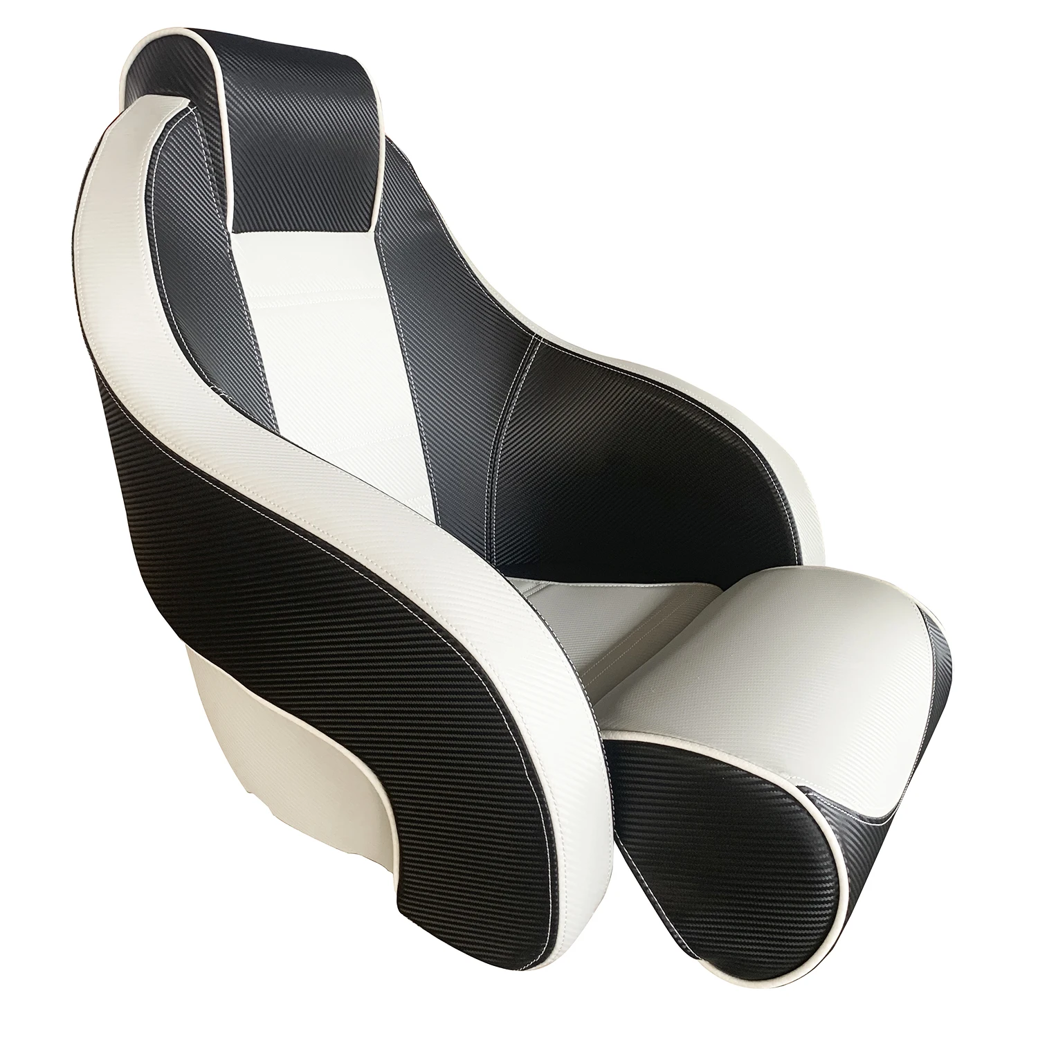 

STLF HANSE MARINE Wholesale Top Quality Luxury Flip up Foam Captain Seat High Back Pontoon Boat Seat
